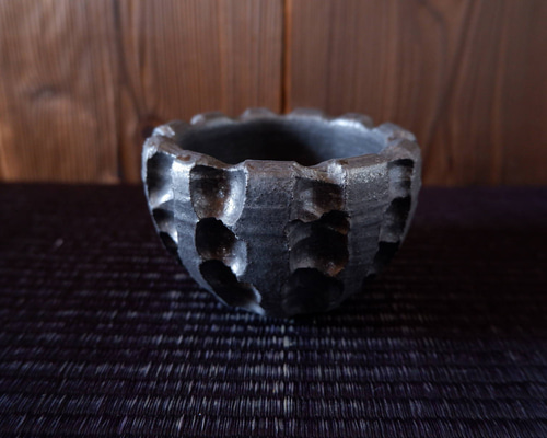 3号鉄砂黒鉢3 塊根植物 多肉植物 コーデックス 植木鉢 沖縄 一輪挿し