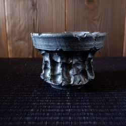 4.5号鉄砂黒鉢３　塊根植物　多肉植物　コーデックス　植木鉢　沖縄 3枚目の画像