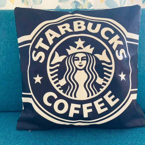 ✨大人気✨スタバ✨クッションカバー✨ブラック クッション