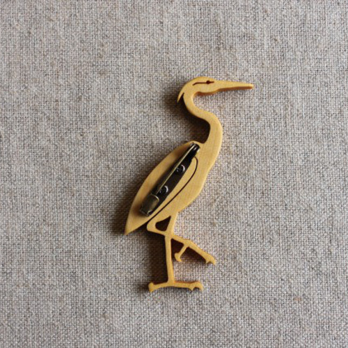 ★ブローチ★   美しい青の木　レジン Ocean Drop ウッドレジンペンダント 楡(ニレ) | Pinoxy Art Design