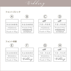 【オーダースタンプ】wedding 料金別納郵便　手渡し特急便　スタンプ　はんこ　ウェディング 3枚目の画像