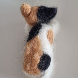 羊毛フェルト三毛猫 4枚目の画像