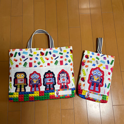 入園入学レッスンバッグ3点セット♡ユニコーン(ミントグリーン