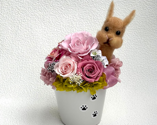 スワロフスキー　わすれな草の花束を持つウサギ スワロフスキー わすれな草の花束を持つウサギ 楽天市場】楽天