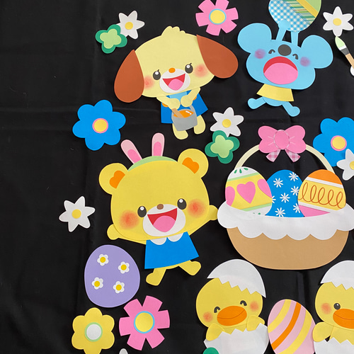 ハッピーイースター！】壁面飾り 春 イースター 装飾 雑貨・その他