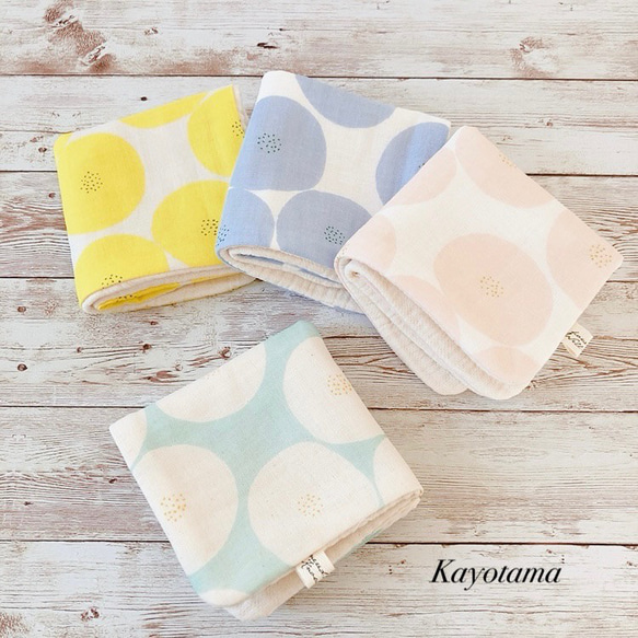 ふんわり♡8重ガーゼハンカチ あんぱん柄 トモタケ // 感謝 お祝い  