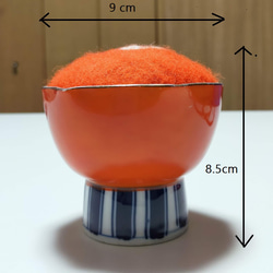 アンティーク小鉢に入った　針山 8枚目の画像