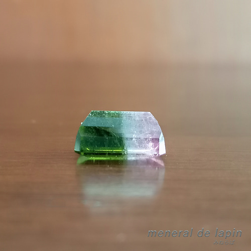 バイカラー トルマリン ルース 3.81カラット 天然石 mineral de