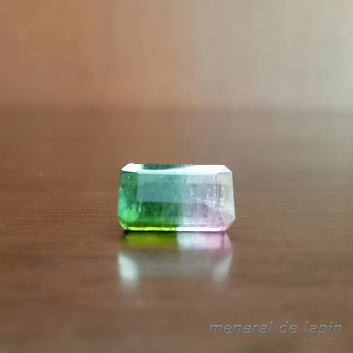 天然トルマリン　ルース バイカラー トルマリン ルース 3.81カラット 天然石 mineral de