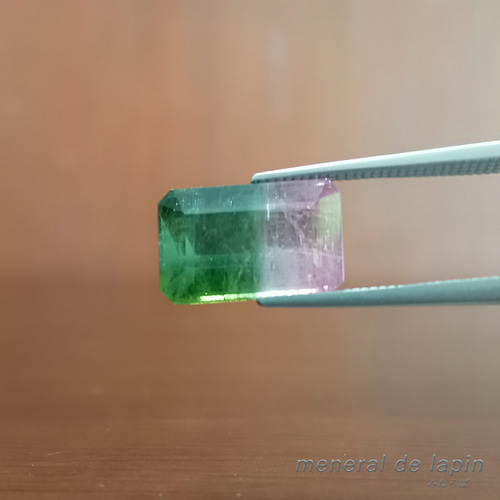 天然トルマリン　ルース バイカラー トルマリン ルース 3.81カラット 天然石 mineral de
