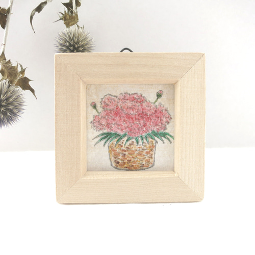 絵画作品】カーネーション【額付き】