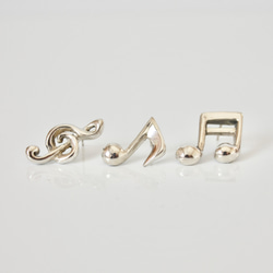 NOTE STUD EARRING 〜 音符 スタッドピアス 〜 3枚目の画像