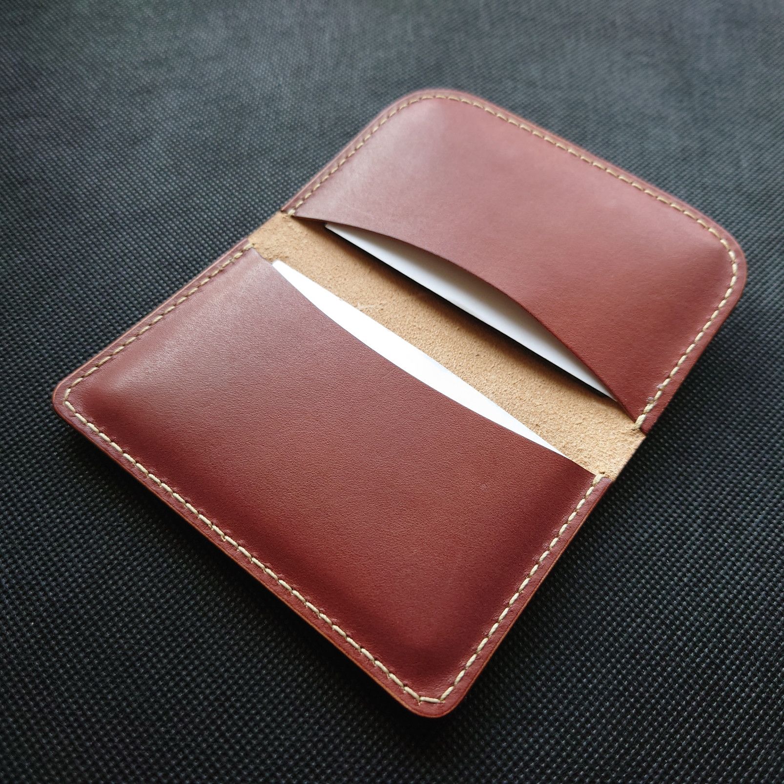 シンプルな名刺入れ/カード入れ/カードケース/本革/レザー/プレゼント/ギフト