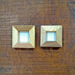 mmm様 寄木の額縁ミニミニ＆栗ミニ額セット フォトフレーム