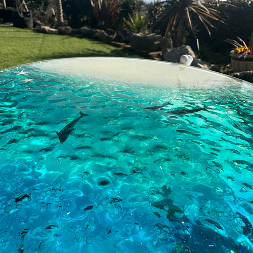 シャークのサイドテーブル ヴィンテージウッドサイドテーブル SHARK