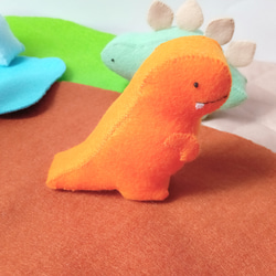 ティラノサウルス フェルト の 動物 恐竜 マスコット 小さい