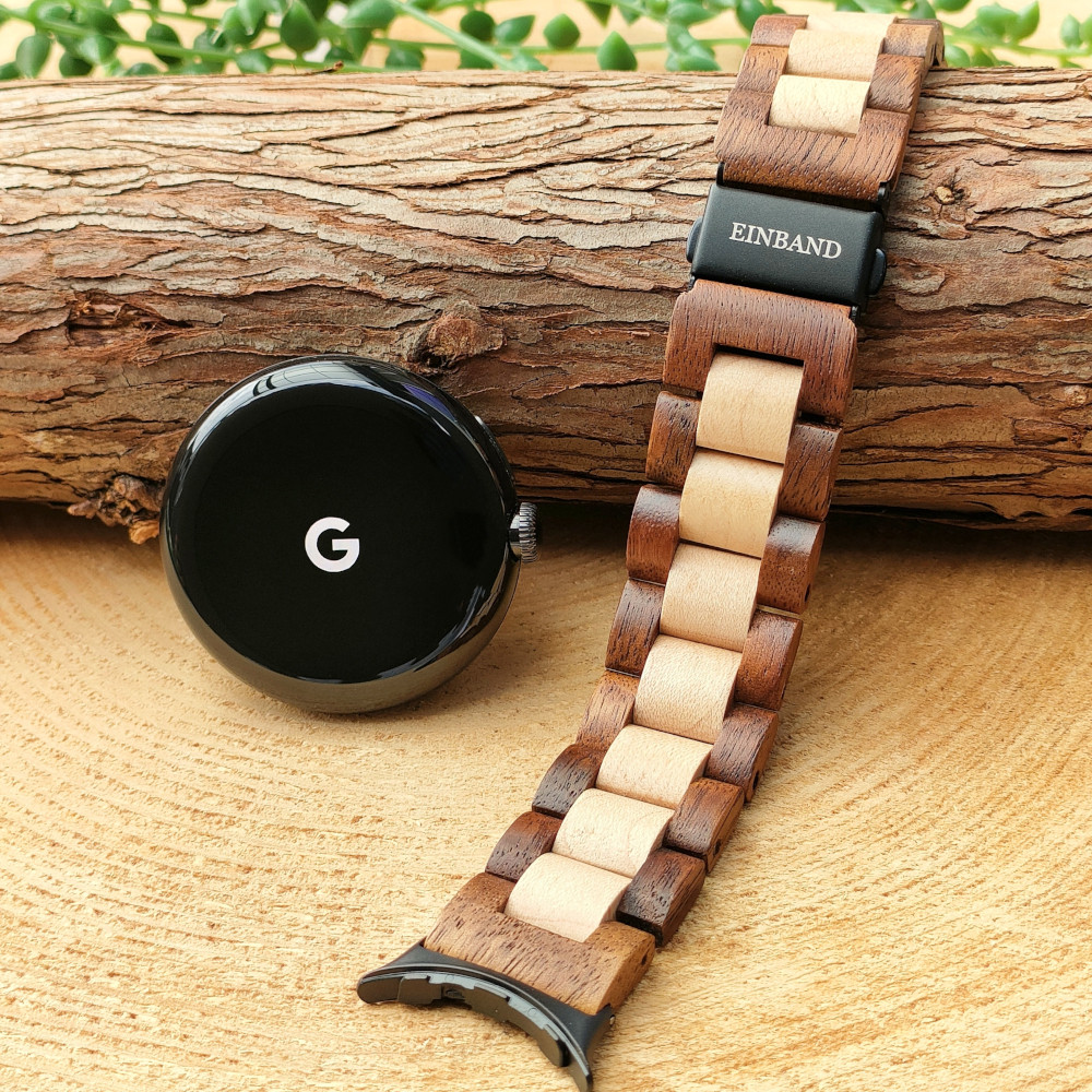 Google Pixel Watch グーグル ピクセル ウォッチ 木製バンド 20mm アカシア×メイプル