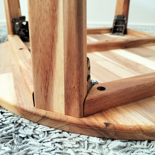 アカシアの ちゃぶ台【60cm】ローテーブル 折りたたみ ダイニング