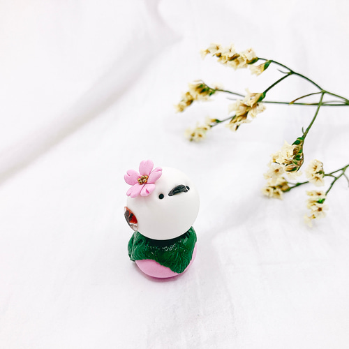 シマエナガ❁⃘*.゜レジンミニ爪切り 桜