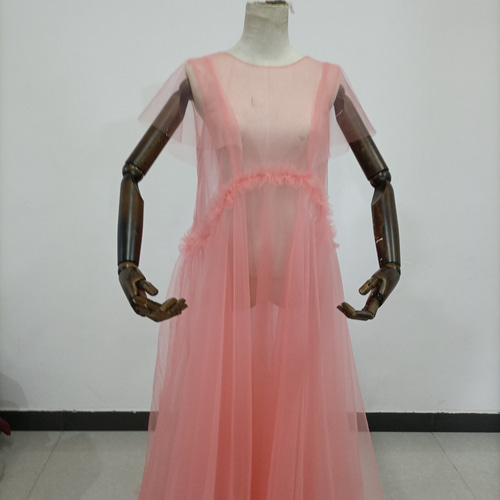 送料無料！高品質！ 妊婦ドレス マタニティ 写真撮影 シースルー  