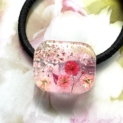 桜満開！シマエナガキーホルダー(シングル)【桜ハンドメイド2024
