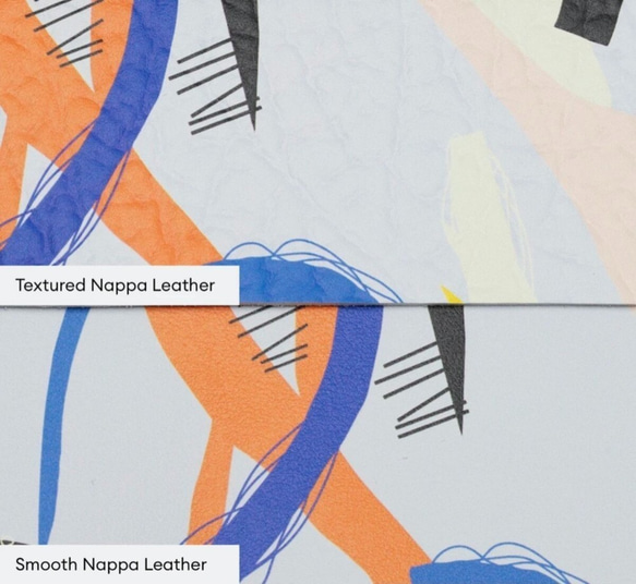 神秘的で宇宙のような深海が美しい孔雀の細胞模様 長財布ポーチ 本革 mm 本革 フルオープン