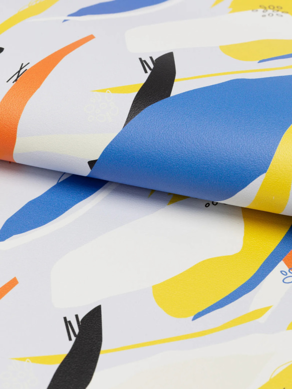 神秘的で宇宙のような深海が美しい孔雀の細胞模様 長財布ポーチ 本革 mm 本革 フルオープン