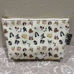 専用　ハンドメイド　リバティタナローン 生地使用大容量ポーチ 994f4b020a548d66faf4c94c1bd14f