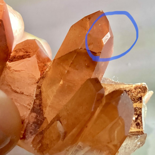 チャネリン.グ タイムリンク✨ タンジェリンクォーツ クラスター 原石