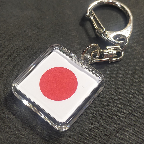 ◆新品◆ 日本（1:1） キーホルダー 国旗 Japan 2枚目の画像