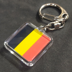 ◆新品◆ ベルギー キーホルダー 国旗 Belgium 2枚目の画像