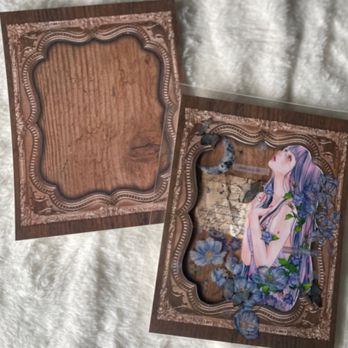 額縁 ペーパー デザペ 110キロ コラージュ 額縁コラージュ コラージュ