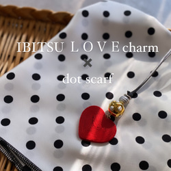 IBITSU ＬＯＶＥcharm ✖️ dot scarf 1枚目の画像