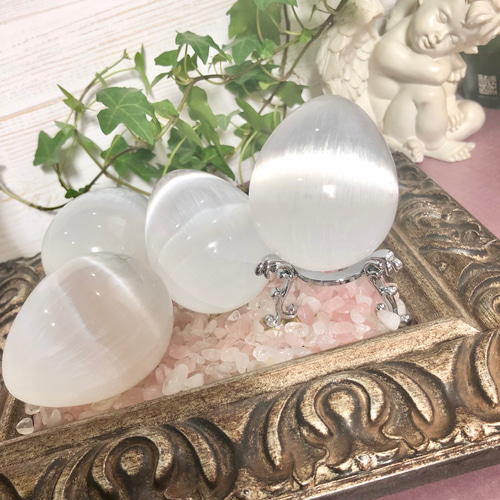 ★特選一石★カルマの浄化に♡【美品キャッツアイセレナイト♢マッサージワンド】❤ GOLD STONE セレナイト ワンド マッサージ棒 スティック