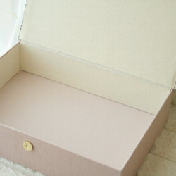 リバティ生地使用　A4サイズの収納ボックス　サナ 3枚目の画像