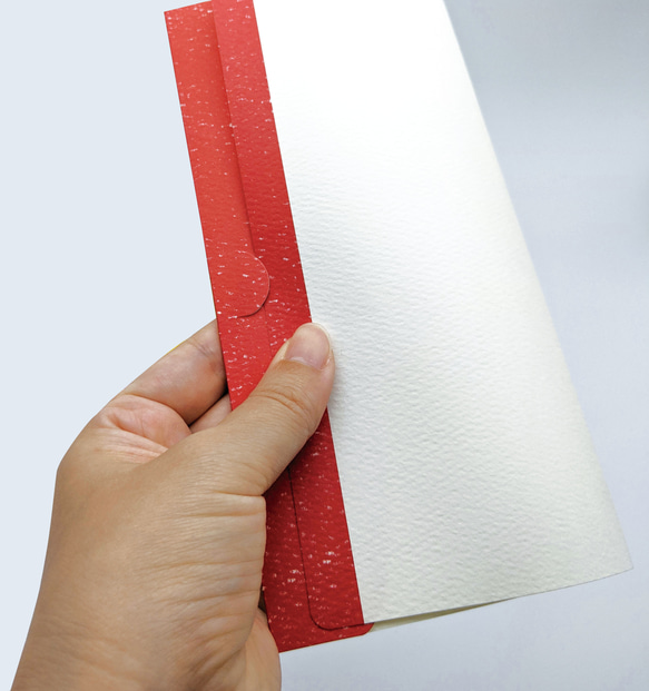 簡易ふくさ / 赤5枚セット / ふところ袋 / 和装 袱紗 月謝入れ お祝い お礼 5枚目の画像