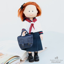 マドレーヌちゃん用着せ替え❤️セーラー服セット/タイ・レッド その他