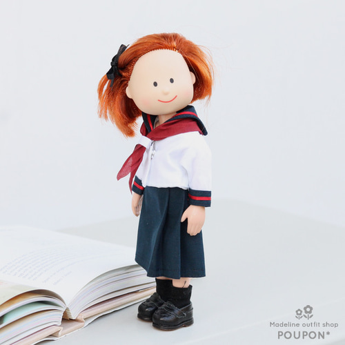 マドレーヌちゃん用着せ替え❤️セーラー服セット/タイ・レッド その他