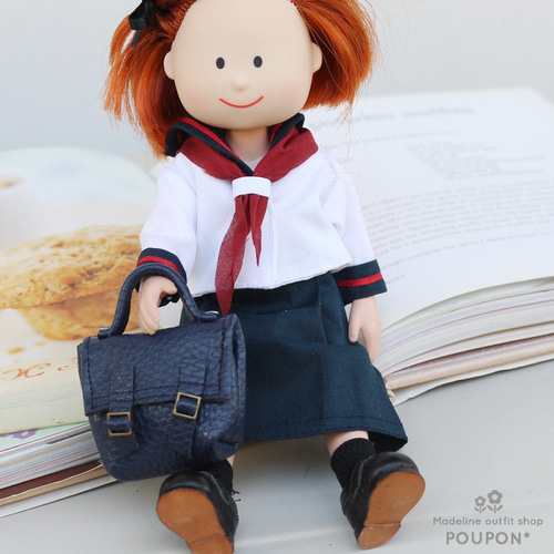 マドレーヌちゃん用着せ替え❤️セーラー服セット/タイ・レッド その他
