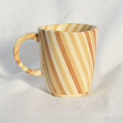 練り込みマグカップ（ストライプ）Nerikomi mug, stripe 3枚目の画像