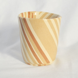 練り込みマグカップ（ストライプ）Nerikomi mug, stripe 4枚目の画像