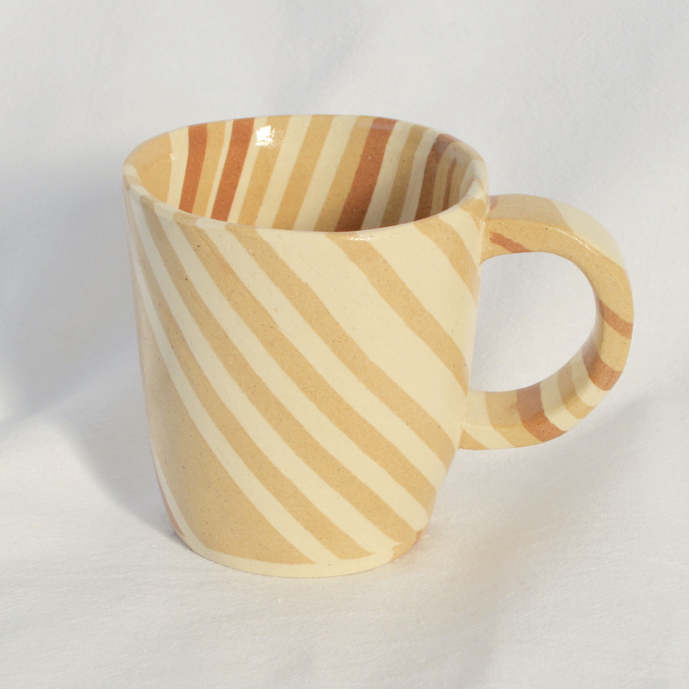 練り込みマグカップ（ストライプ）Nerikomi mug, stripe