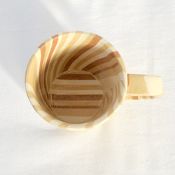 練り込みマグカップ（ストライプ）Nerikomi mug, stripe 6枚目の画像