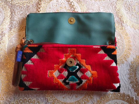 MoroccoLongWallet(Green,Red) 7枚目の画像