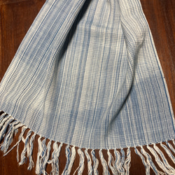 手織り縦ボダースカーフ 8枚目の画像