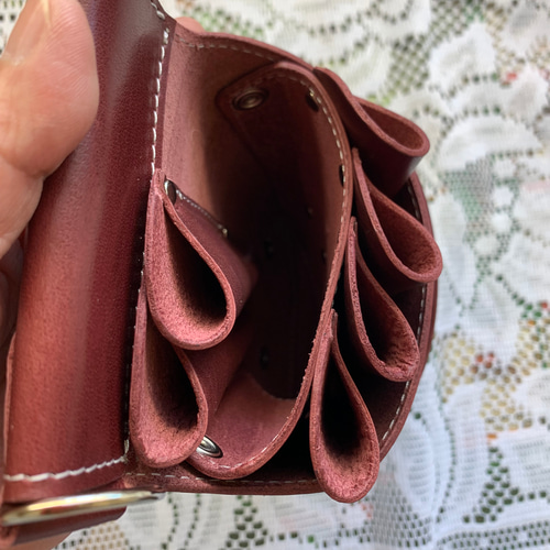 牛革シザーケース ワイン その他バッグ Coeurdoux 通販｜Creema 