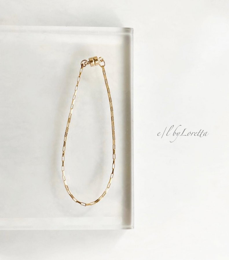 14kgf design chain bracelet