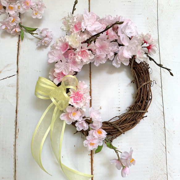 新作】季節を楽しむ 桜リース リース petit ange fleurs 通販 新作】季節を楽しむ 桜リース リース petit ange fleurs 通販