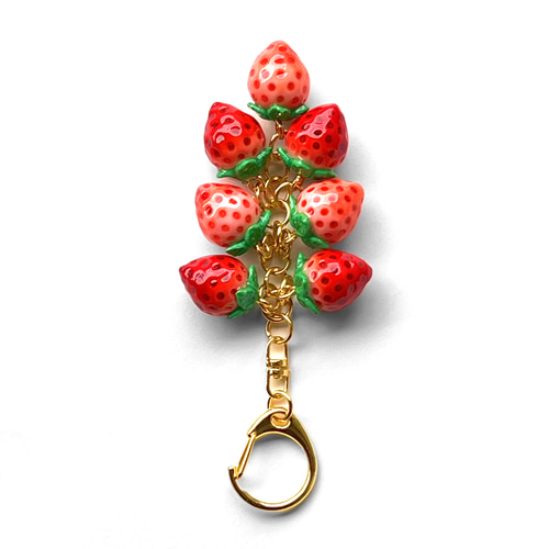 いちごさま専用♡じゃらじゃらキーホルダー greenrosenetshopyumi_keyring-03