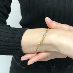 Twist Wave バングル【ebb52】 バングル・リストバンド AtelierB